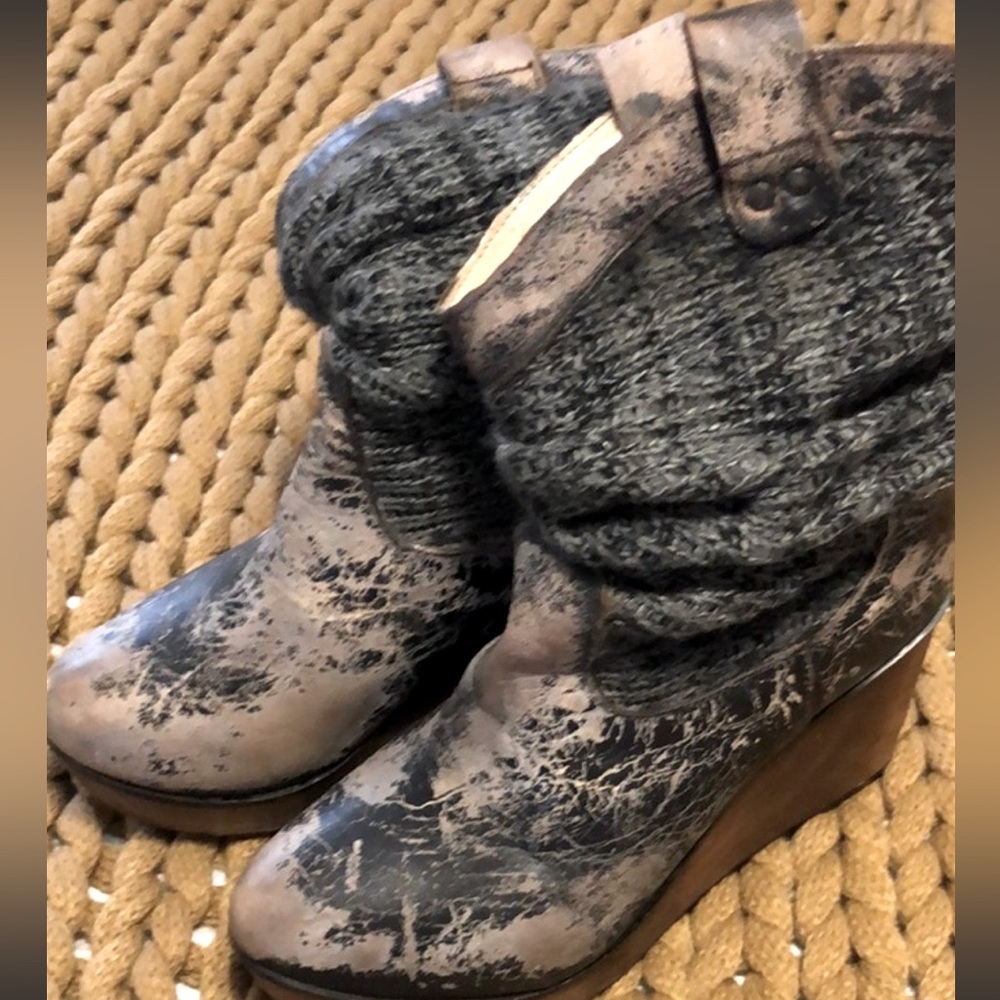 slouchy boots go with everything wore once needed a size bigger